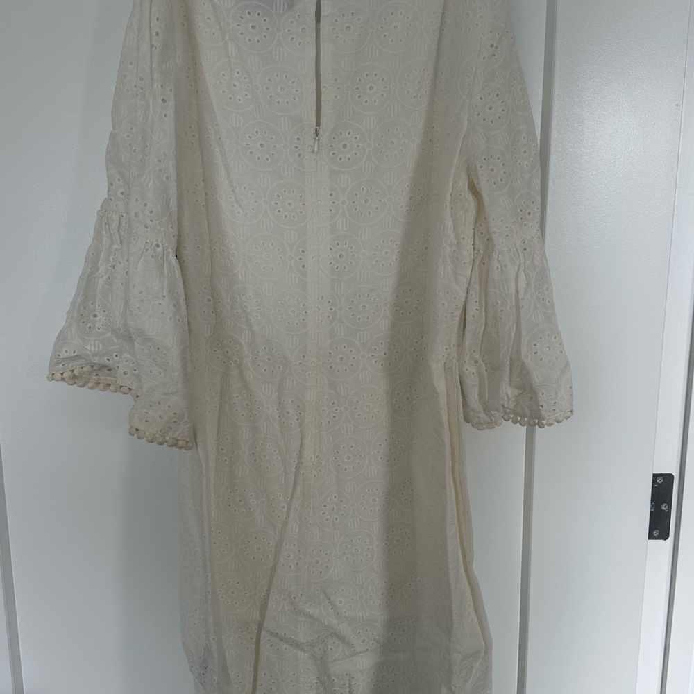 Jessica Howard Cream Eyelet Dress